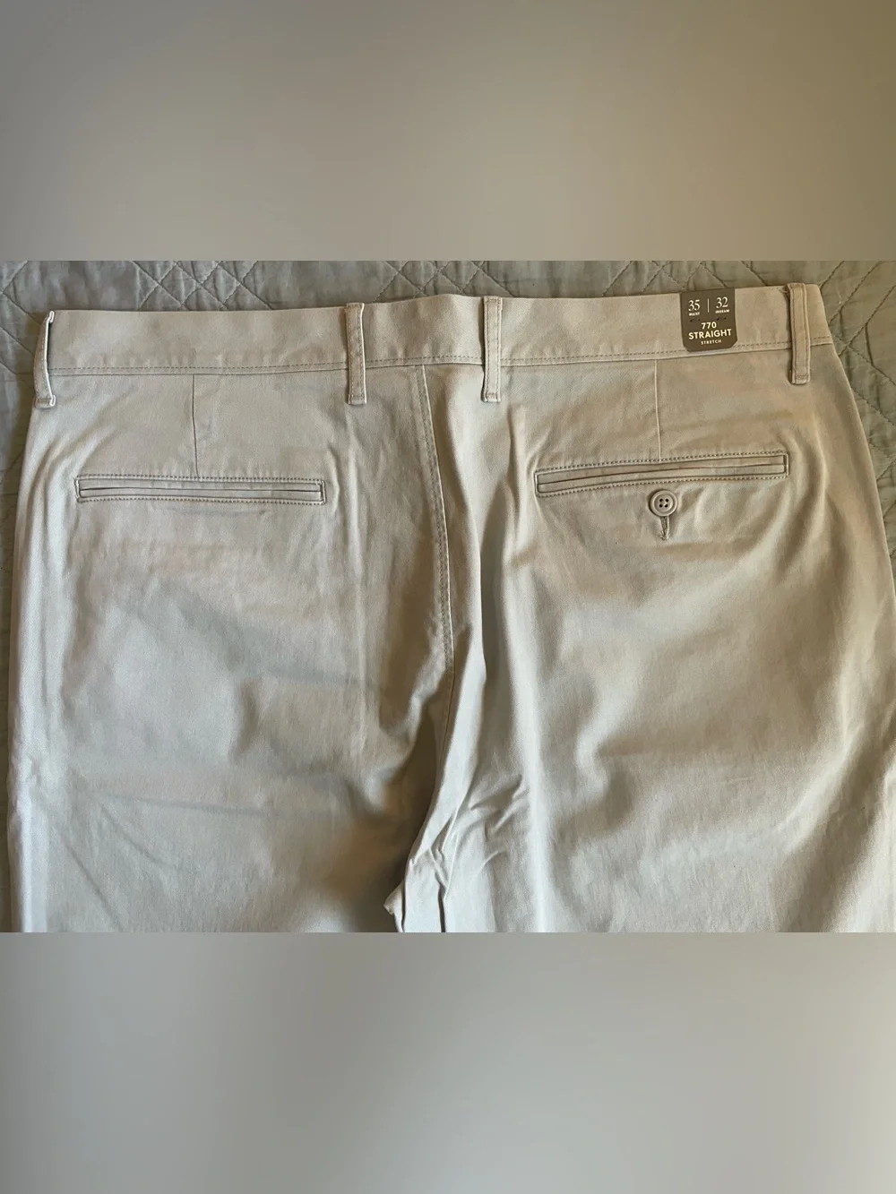 J. Crew 770M Straight-fit stretch chino pant in Jet Gray Size 35 $98 AR886